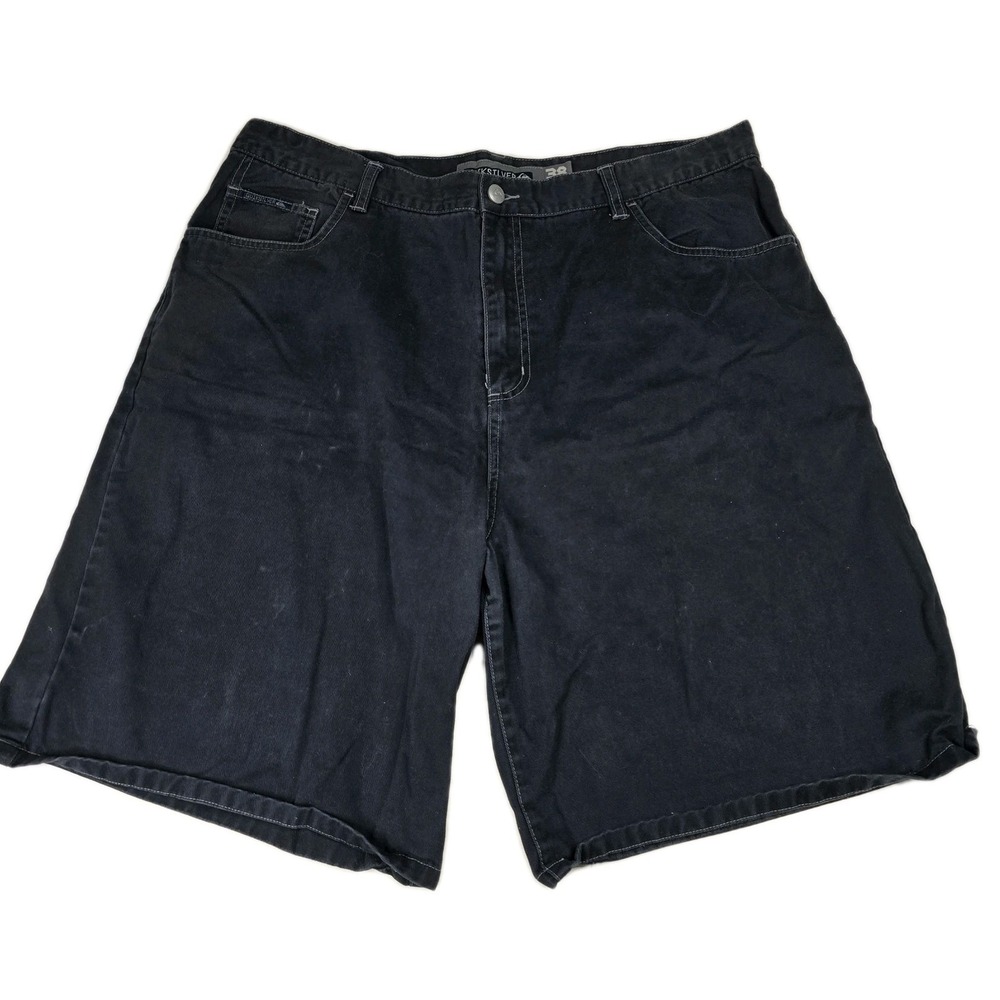 Vintage Quicksilver Cotton Board Shorts Men's 38 Baggy Y2K Surf Skate Hong Kong